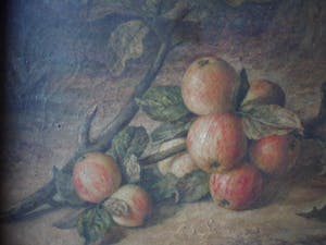 Niet of onleesbaar gesigneerd - Tak met appels kopen? Bied vanaf 1!