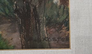 Anton L. Koster - Bloembollenveld bij de "Glip" (Heemstede) kopen? Bied vanaf 1950!