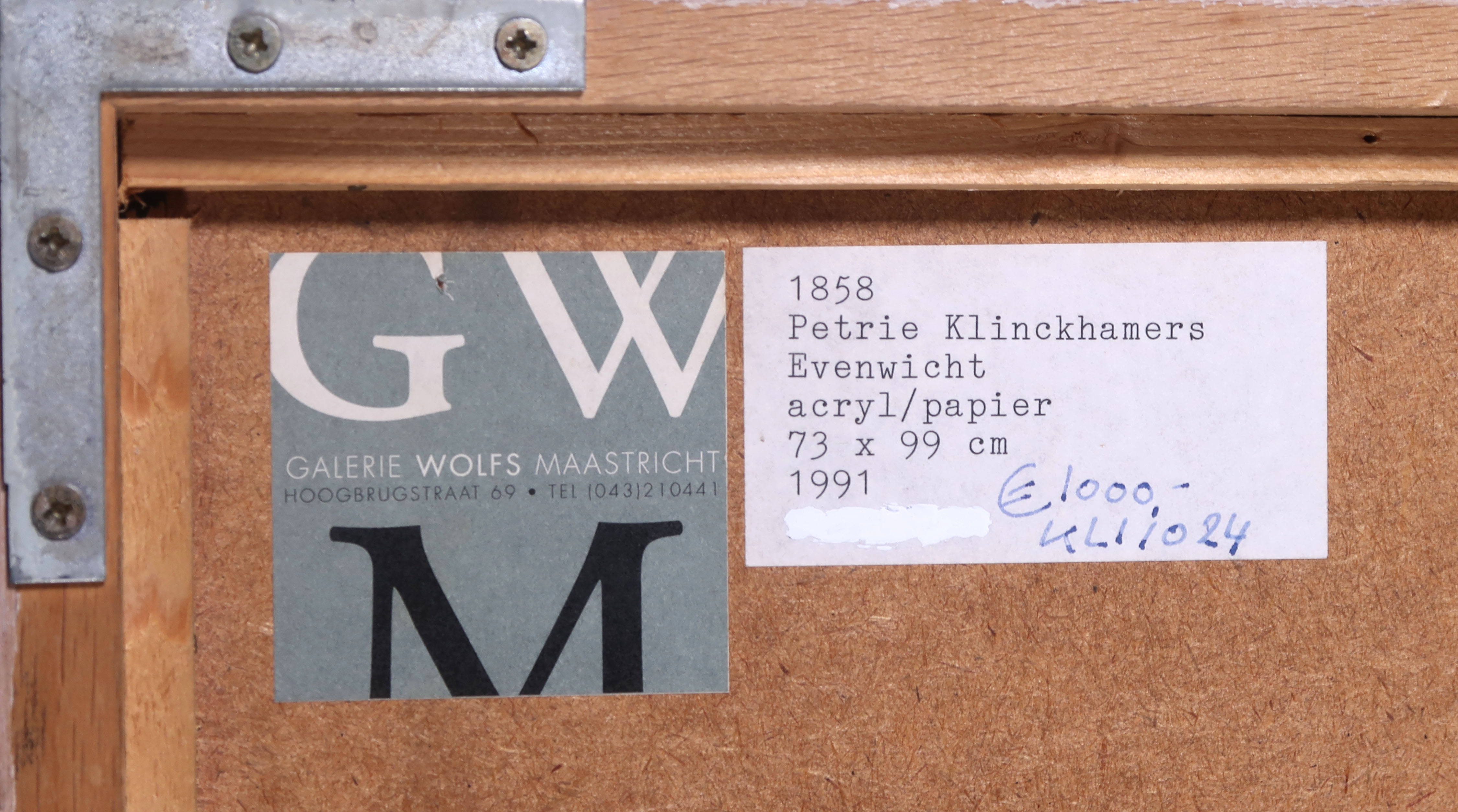 Petrie Klinckhamers - Acryl op papier, Figuur - Ingelijst (Groot) kopen? Bied vanaf 60!