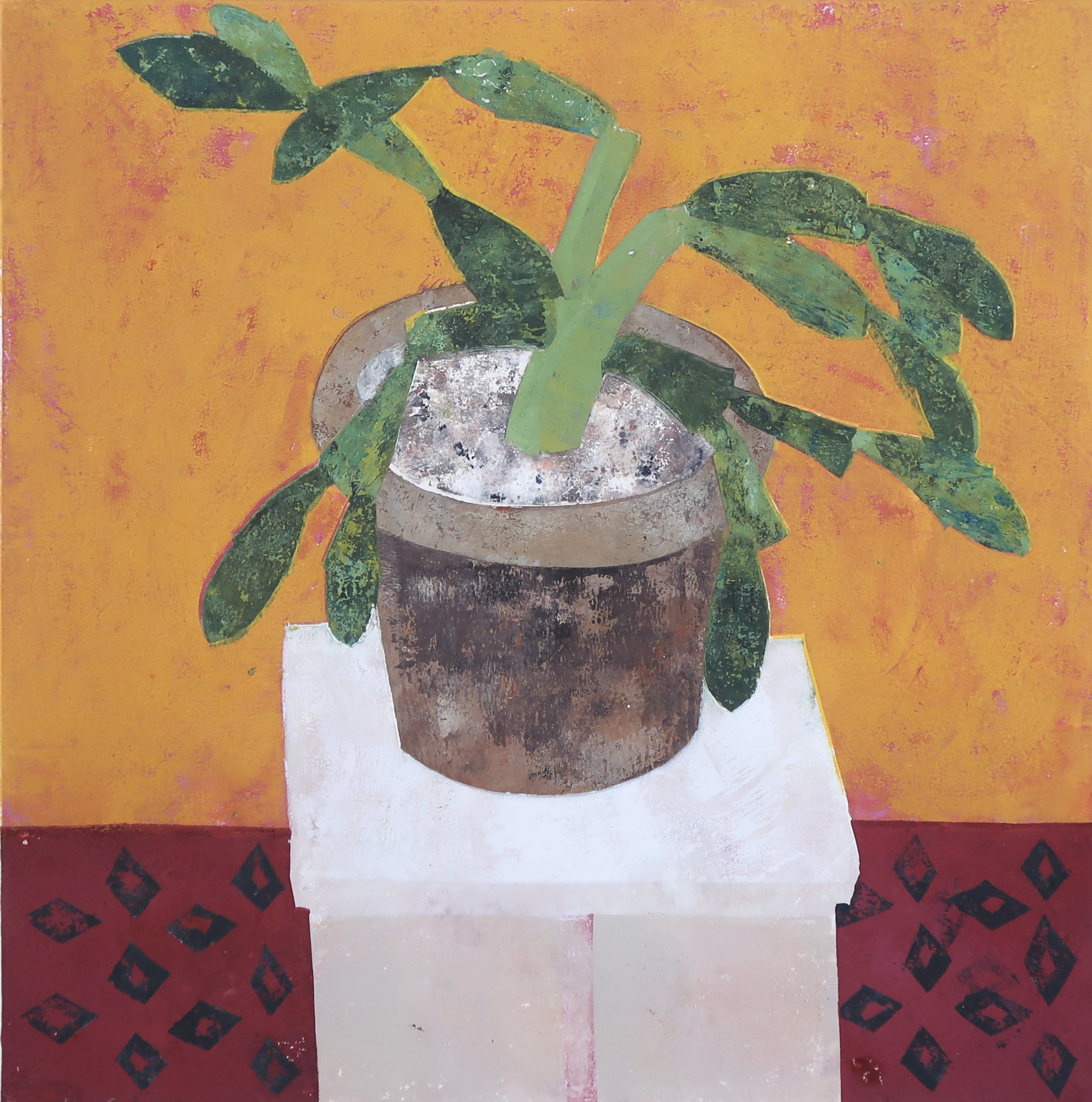 Betty Scheer - Linosnede, Lidcactus verkocht voor € 20!