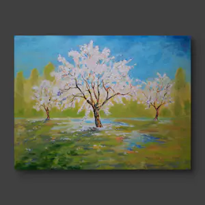 Elva Polyakova - Bloeiende bomen na regen kopen? Bied vanaf 200!