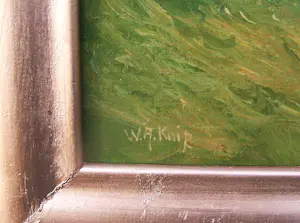 Willem Knip - Dame in tuin. (naar Claude Monet ) kopen? Bied vanaf 120!