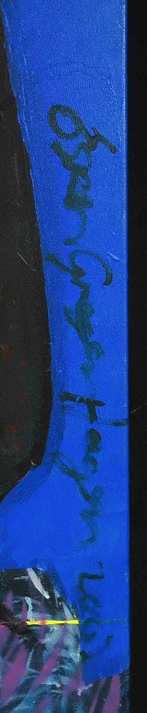 Espen Hagen - Olieverf en spuitbus op doek, Indiaan (Zeer groot) kopen? Bied vanaf 400!