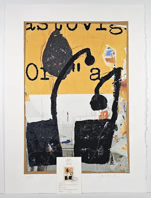 Mimmo Rotella - Mirò in Nero kopen? Bied vanaf 500!