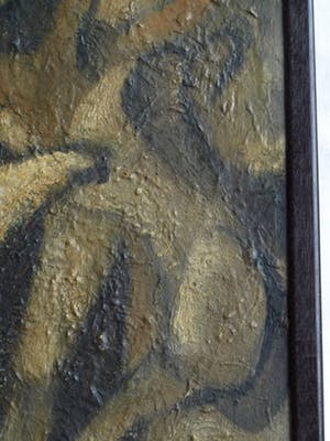 Harry  van der Heyden - Olieverf op jute doek , “Abstracte Naakten” – in originele lijst – 1967 kopen? Bied vanaf 40!