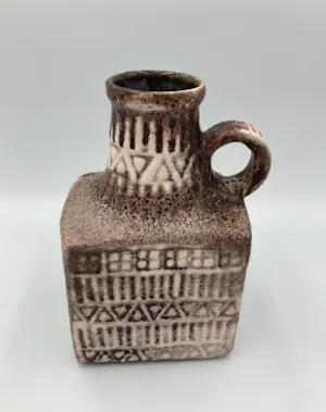 Bodo Mans - Iconische Bay-vaas by Bodo Mans, West-Duitsland vintage jaren 60 kopen? Bied vanaf 75!