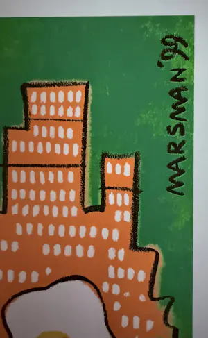 Jean Paul Marsman - “Marsman ,99”. Handgesigneerd en genummerde zeefdruk. kopen? Bied vanaf 30!