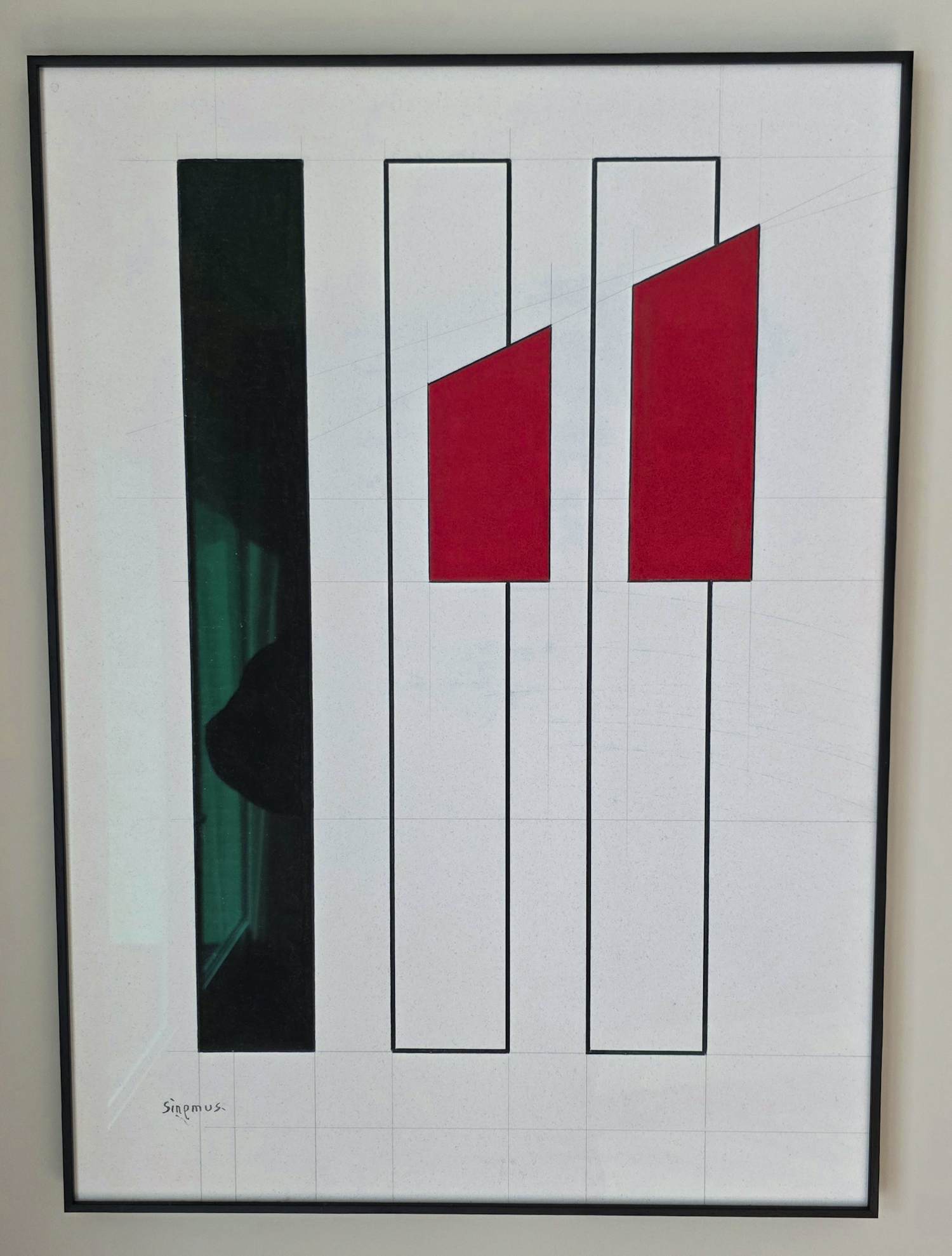 Buy Wim Sinemus - Abstracte compositie? Bid from 500!