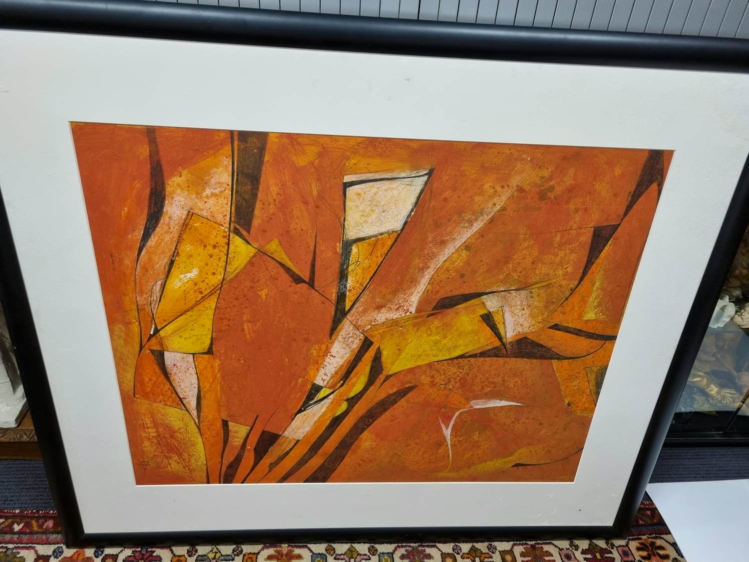Louis Derijks - Abstracte compositie kopen? Bied vanaf 20!