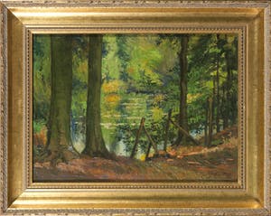 Jan Stapper - Olieverf op board, 's Gravelandseweg Hilversum kopen? Bied vanaf 60!