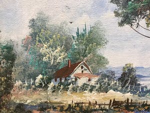 Niet of onleesbaar gesigneerd - Boerderij aan water kopen? Bied vanaf 1!