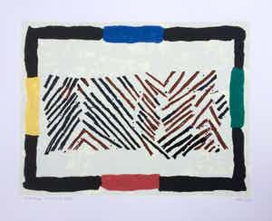 Harrie Gerritz - ‘Akker’ - zeefdruk - 2005 verkocht voor € 85!