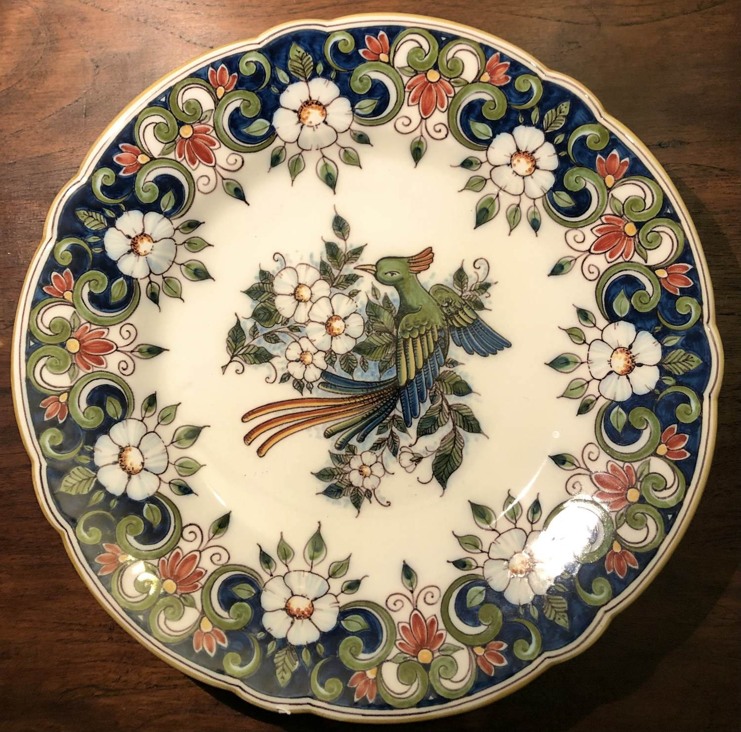 Koninklijke Tichelaar Makkum - Makkum Koninklijke Tichelaar Paradijsvogel sierbord nr B031 kopen? Bied vanaf 35!