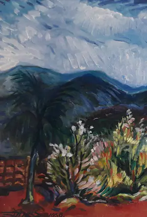 Jacques Mels - Kleurrijk landschap Pirituba in Brazilië kopen? Bied vanaf 50!