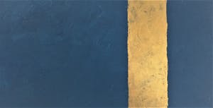 John Foppen - Rapsodie in Blue+ Gold... # K03. XL. GROOT. kopen? Bied vanaf 169!