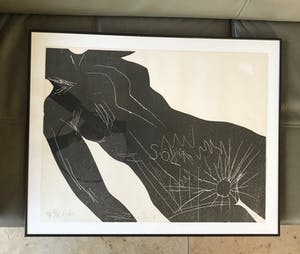 Ruperto Urzua Peres - Prachtige houtsnede - "SOL V" - Gesigneerd - EA II/IV kopen? Bied vanaf 165!