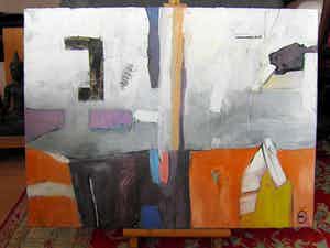 Philip Vencken - "Compositie van een landschap" verkocht voor € 1!