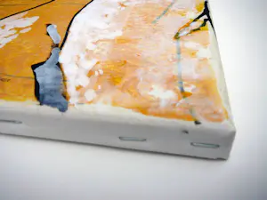 Willem Snitker - Zonlicht in tuin -acryl 1999- kopen? Bied vanaf 50!