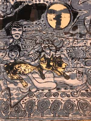 Corneille - Visage de la lune, visage de la terre (hommage a Asger Jorn) verkocht voor € 900!