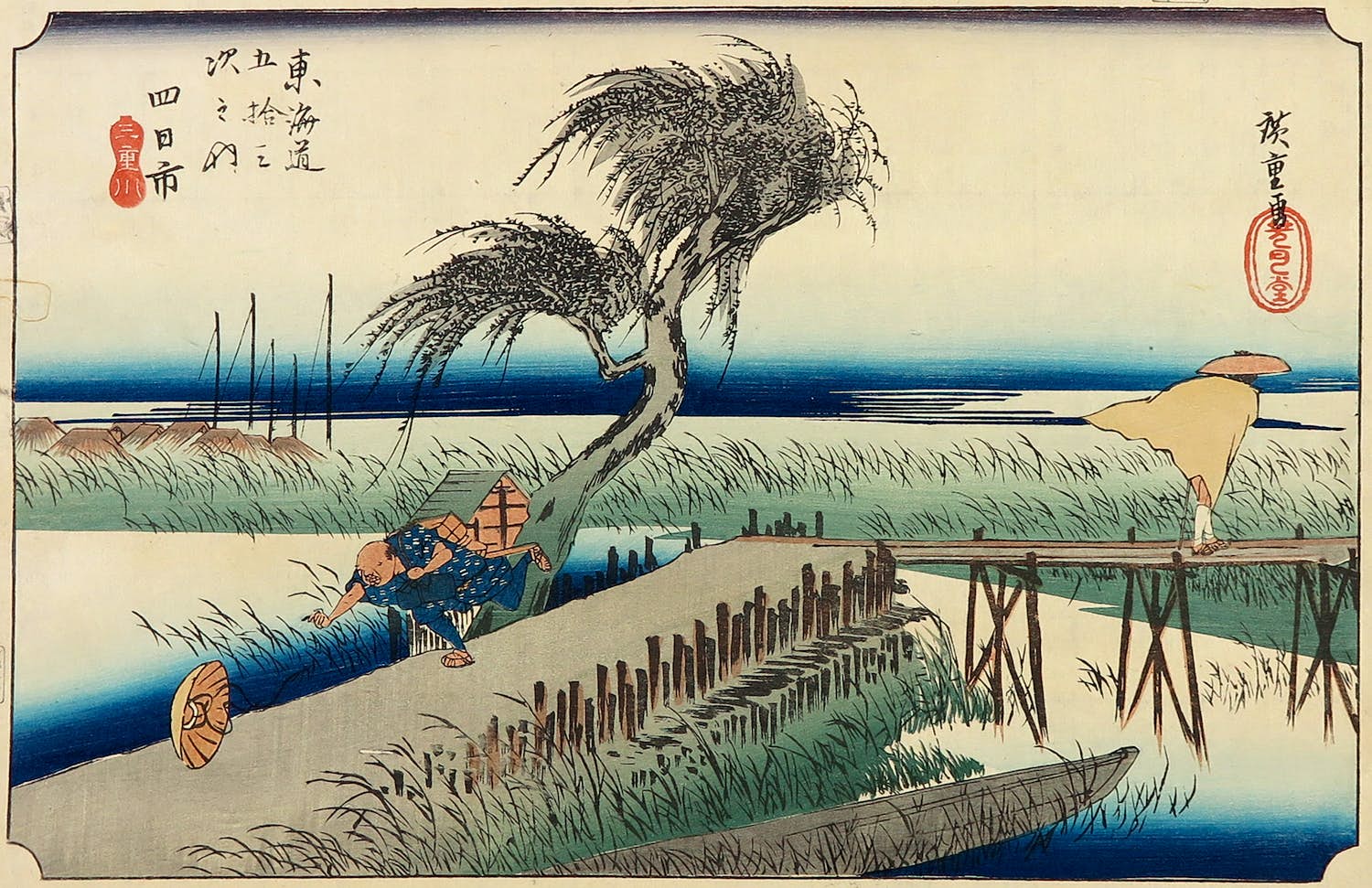 Ando Hiroshige - Houtdruk, Yokkaichi kopen? Bied vanaf 35!