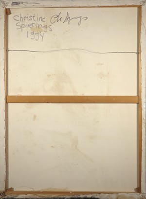 Christine Spierings - Olieverf op doek, z.t. Figuren met hond en vogel (Groot) kopen? Bied vanaf 1!