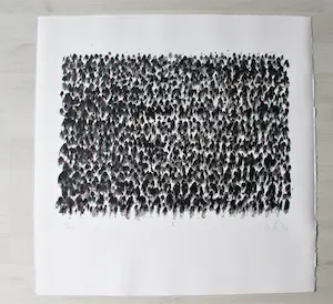 Günther Uecker - "Drei Beete im zärtlichen Garten" Auflage 60 - signiert - nummeriert kopen? Bied vanaf 600!