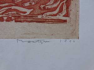 Jan Montyn - POKHARA I NEPAL / KLEURETS / 65x50cm / SIG / 1994 kopen? Bied vanaf 45!