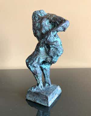 Nelson Carrilho - Afrikaanse dans 1 uitgevoerd in brons verkocht voor € 175!