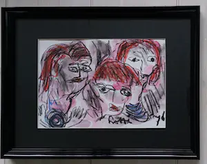 Lotti van der Gaag - Abstracte personen kopen? Bied vanaf 275!