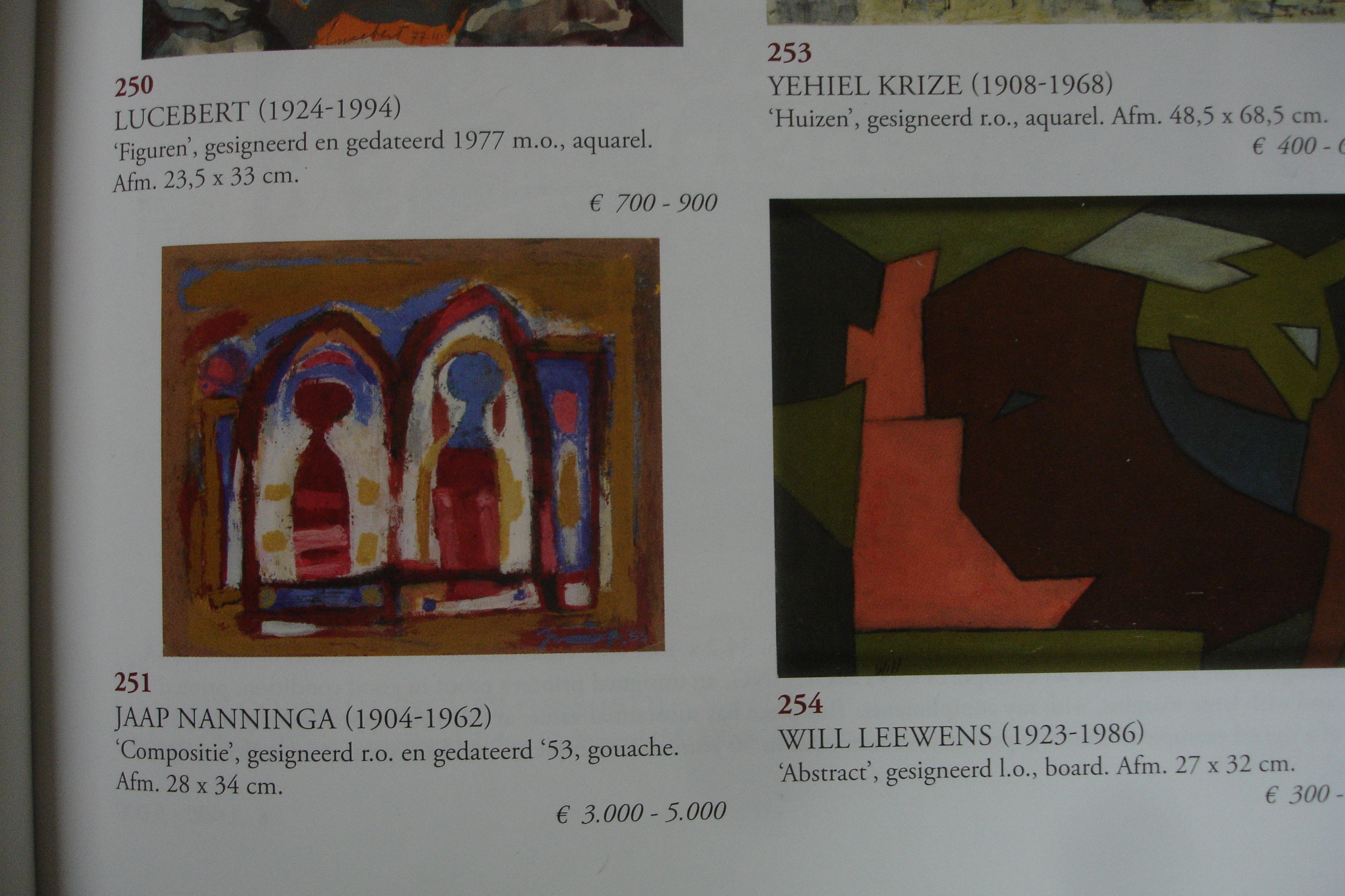 Jaap Nanninga - Compositie met figuren kopen? Bied vanaf 850!