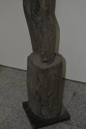 Niet of onleesbaar gesigneerd - Houten beeld. Oran Ulu. Borneo. kopen? Bied vanaf 1!