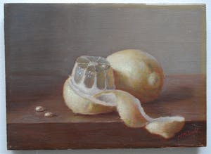 Eduard Pieter Moleveld - Stilleven met citroenen - incl. het monumentale De kunst van het stilleven kopen? Bied vanaf 125!