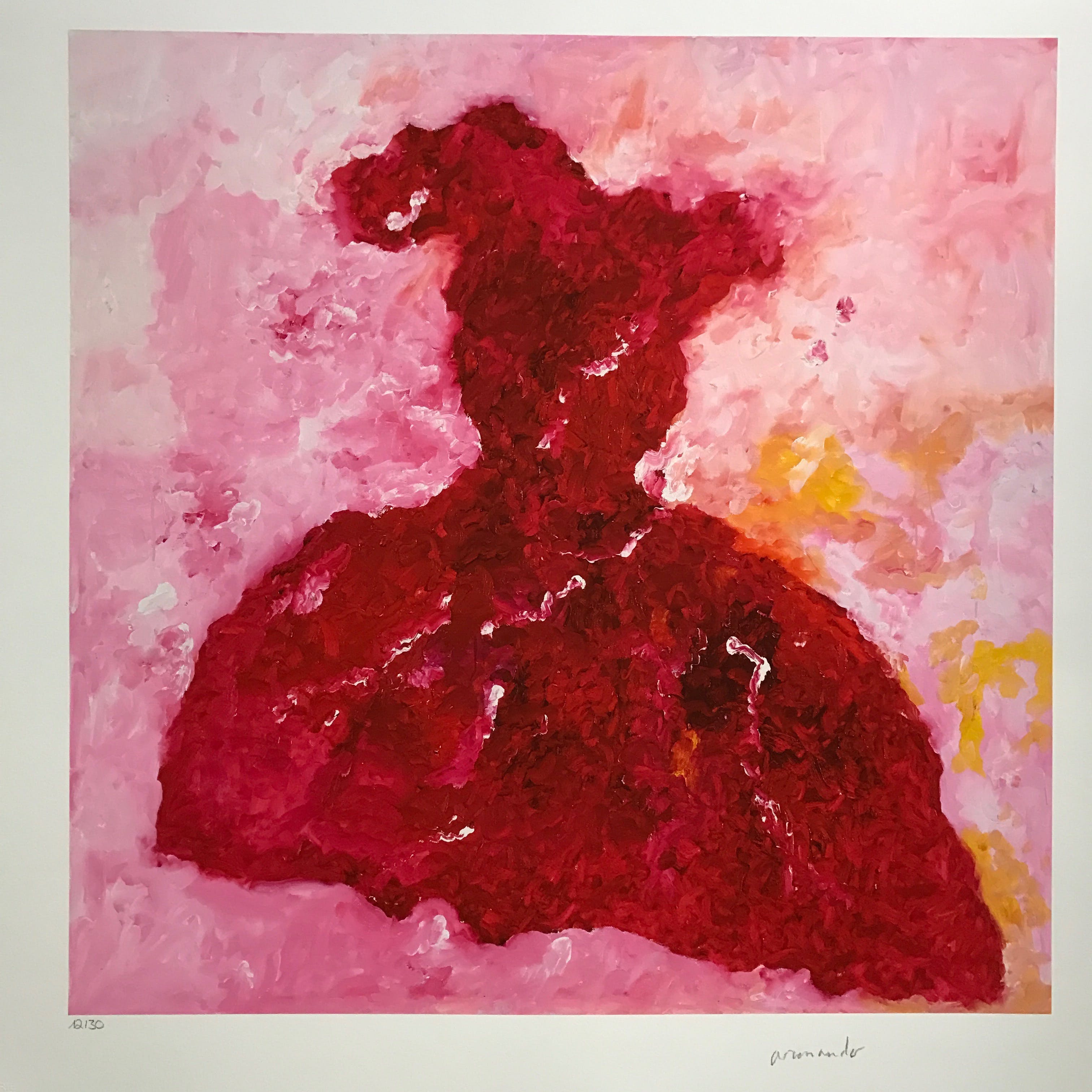 Armando - Mooie giclée - Red Robe - Gesigneerd - 12/30 kopen? Bied vanaf 125!