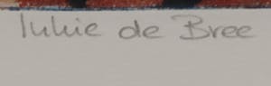 Lukie de Bree - Kleurenets, Open gaan - Ingelijst kopen? Bied vanaf 1!
