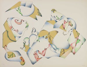 Jan Voss - Litho, Zonder titel kopen? Bied vanaf 1!