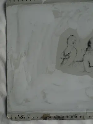 Metten Koornstra - Originele drukplaat , “Clown en vrouw” – ca 1965 kopen? Bied vanaf 20!