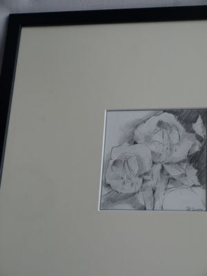 Fon Klement - Ingelijste tekening , Bloemstilleven I - 2000 kopen? Bied vanaf 80!