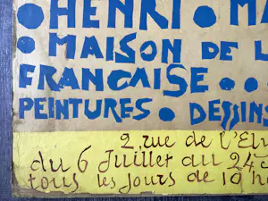 Buy Henri Matisse - Maison de la Pensée Française, 1950.? Bid from 950!