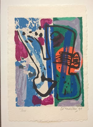 Corneille - 5 gesigneerde zeefdrukken en 5 gedichten van Bert Schierbeek kopen? Bied vanaf 775!