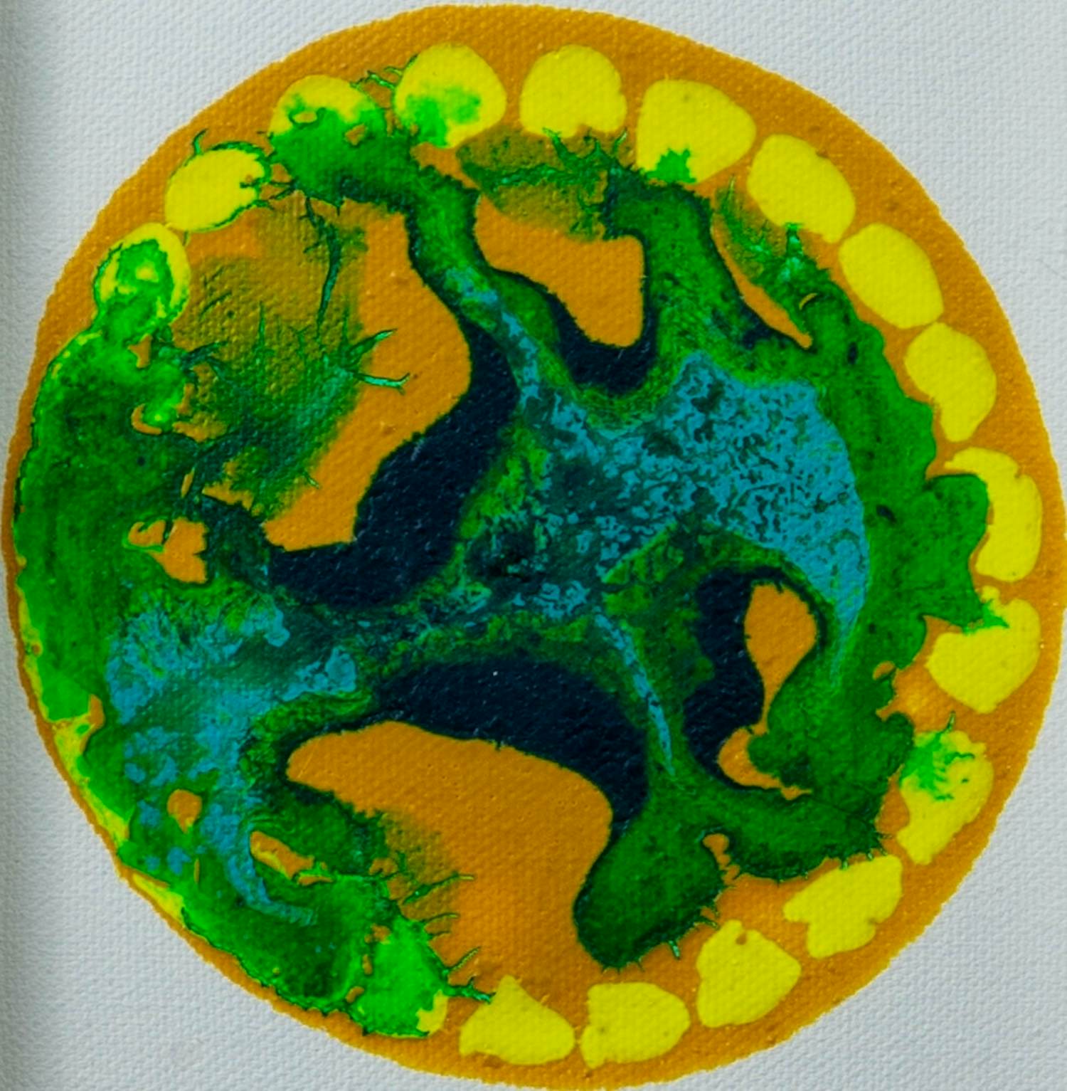 Seet van Hout - Gemengde techniek: Compositie 'Blumenzucht' - 2017 kopen? Bied vanaf 175!