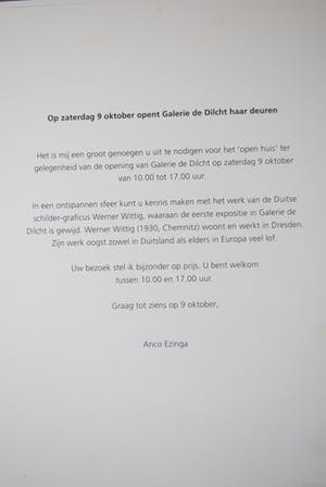 Werner Wittig - Houtsnede landschap kopen? Bied vanaf 30!