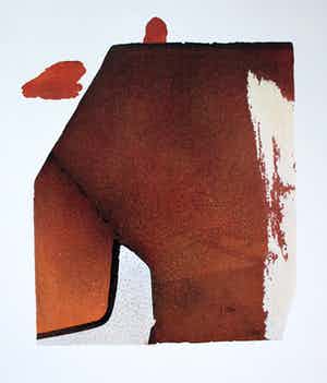 Gerard Leonard van den Eerenbeemt - litho: abstract verkocht voor € 40!