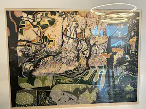 Vincent van Ojen - Zeefdruk ‘Het bos’ uit 1992 van Vincent van Ojen kopen? Bied vanaf 80!