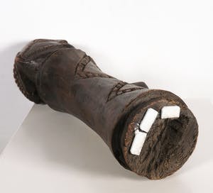 Tabwa - Houten Mpundu pop met navel en scarificaties kopen? Bied vanaf 1!