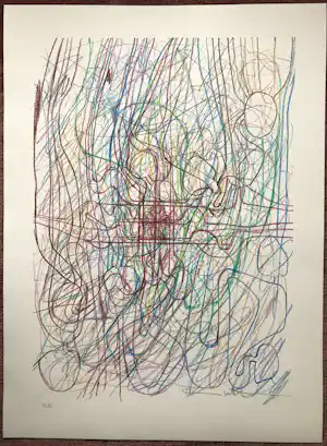 Hermann Nitsch - ***ohne Titel*** vendu pour 750€ !