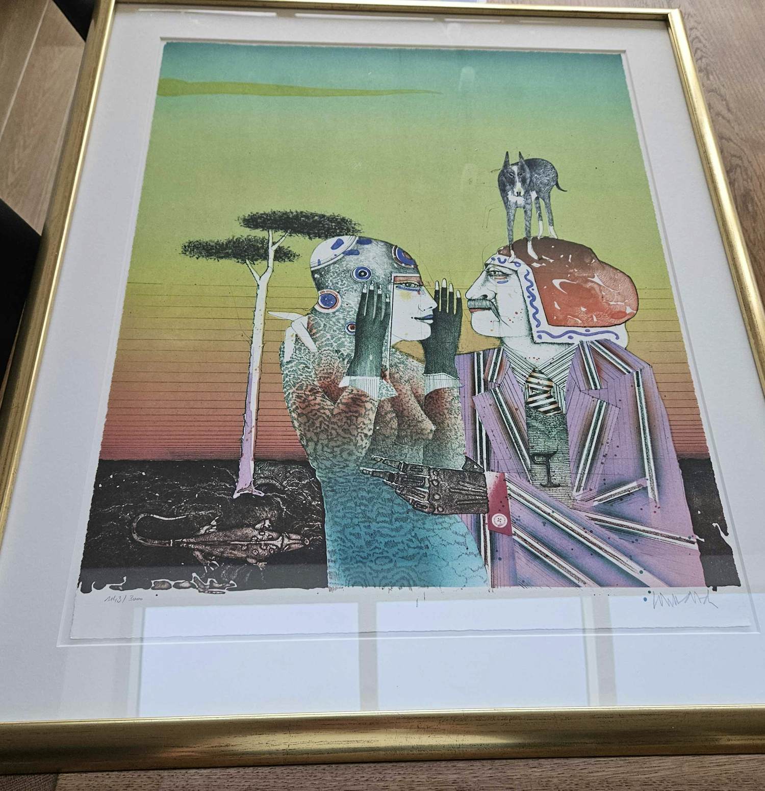 Paul Wunderlich - Goodmorning, Litho, 1987, handgesigneerd kopen? Bied vanaf 319!