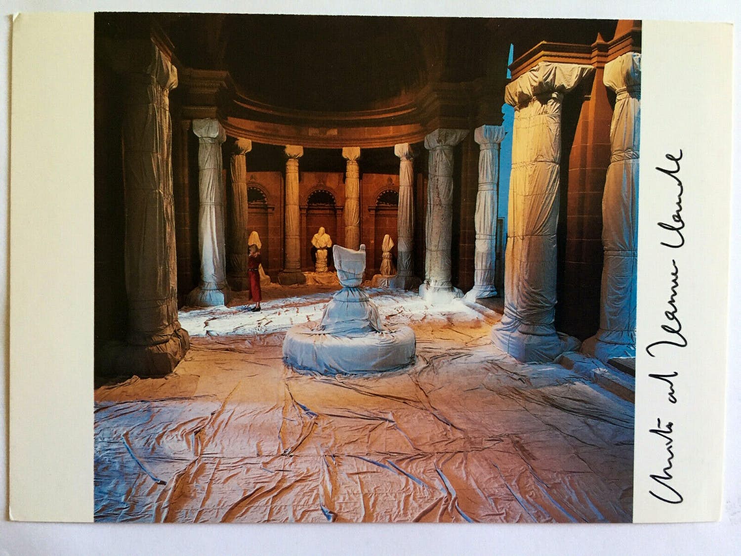 Christo - Wrapped Vestibule & Roman Wall --2 maal gesigneerd door Christo & Jeanne Claude kopen? Bied vanaf 145!