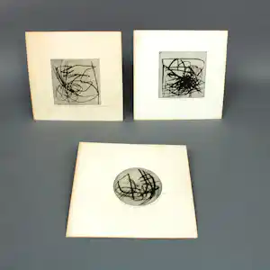 Ernst Vijlbrief - Etsen uit 1963 (2x) verkauft für € 54!