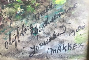Jan Makkes - Olijfberg met Getsemane Jerusalem kopen? Bied vanaf 250!