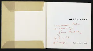 Pierre Alechinsky - Lot van vier publicaties waarvan twee handgesigneerd kopen? Bied vanaf 1!